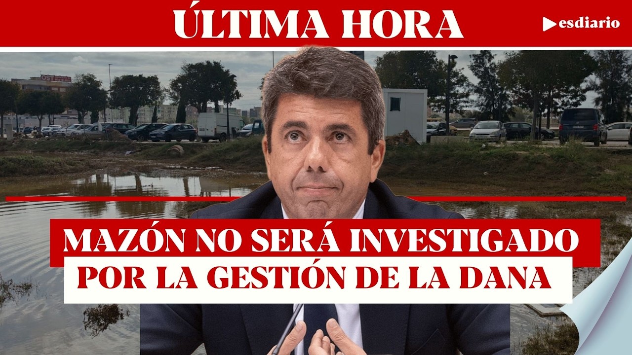 #ÚLTIMAHORA Mazón no será investigado por la Dana: el TSJCV desacredita a la jueza de Catarroja