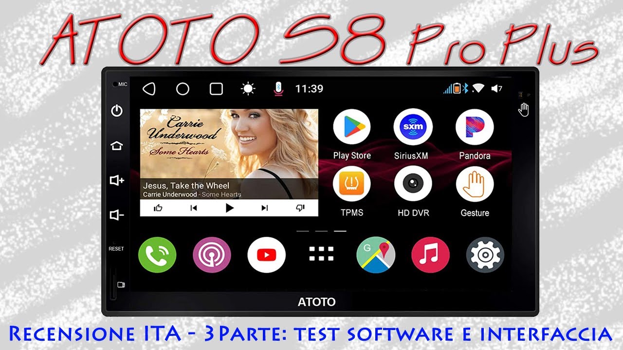 Recensione stereo android ATOTO S8 PRO PLUS - Parte 3: test del software e dell'interfaccia