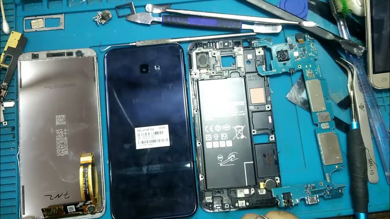 طريقة فتح هاتف سامسونج (+ Disassembly Samsung J415F (J4