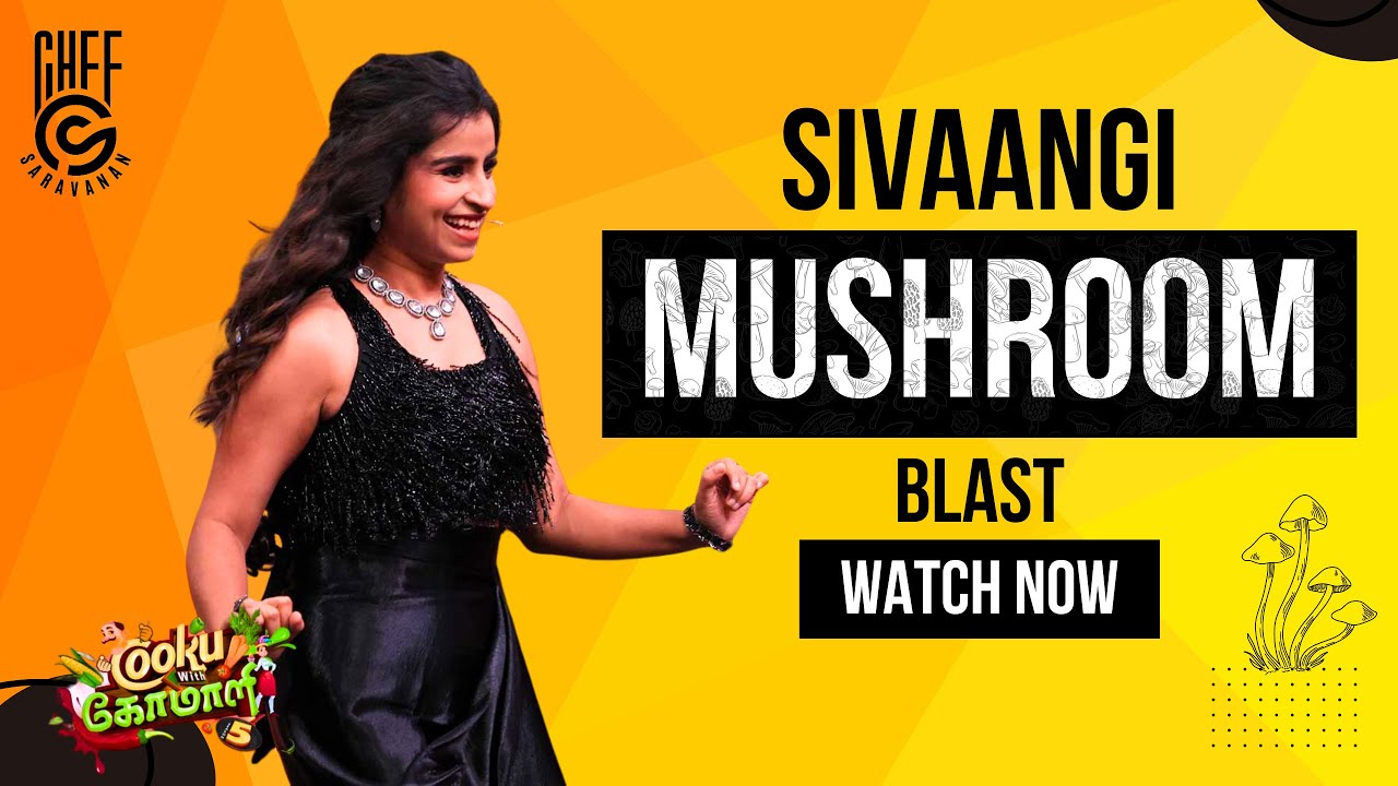 Mushroom Blast training for sivaangi by chef saravanan #sivaangi #cwc #chefsaravanan #cwc5 #comedy