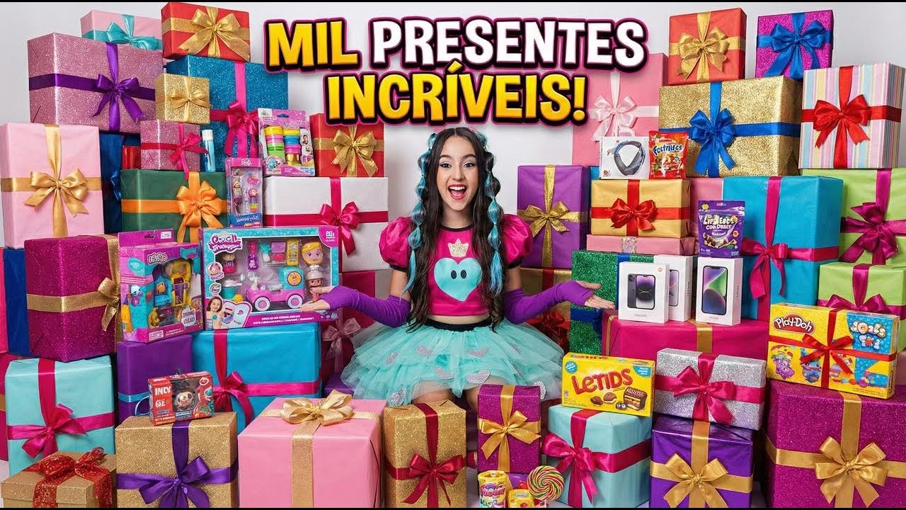 GANHEI MIL PRESENTES INCRIVEIS NESSE SHOW!