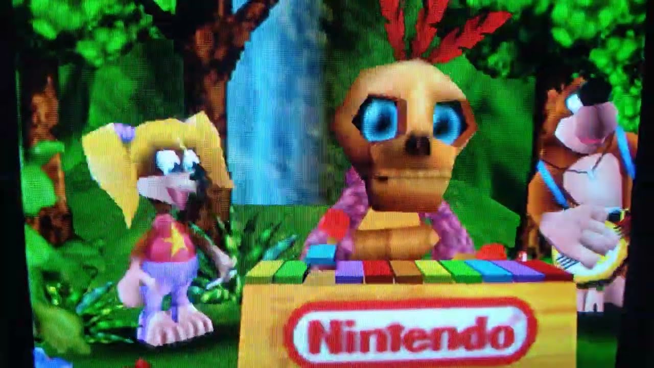 Banjo Kazooie (N64) on Panasonic CRT via Nintendo Switch 2
