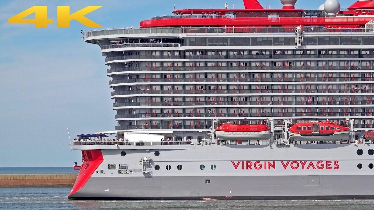 🚢 BEAUTIFUL SCARLET LADY ARRIVES AT THE PORT OF IJMUIDEN/AMSTERDAM - 4K SHIPSPOTTING SEPTEMBER 2025