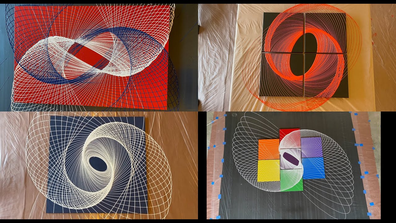 PENDULUM PAINTING COMPILATION / Mesmerizing / Must see AMAZING Swing PAINT CAN Art by CHELC PAINTS