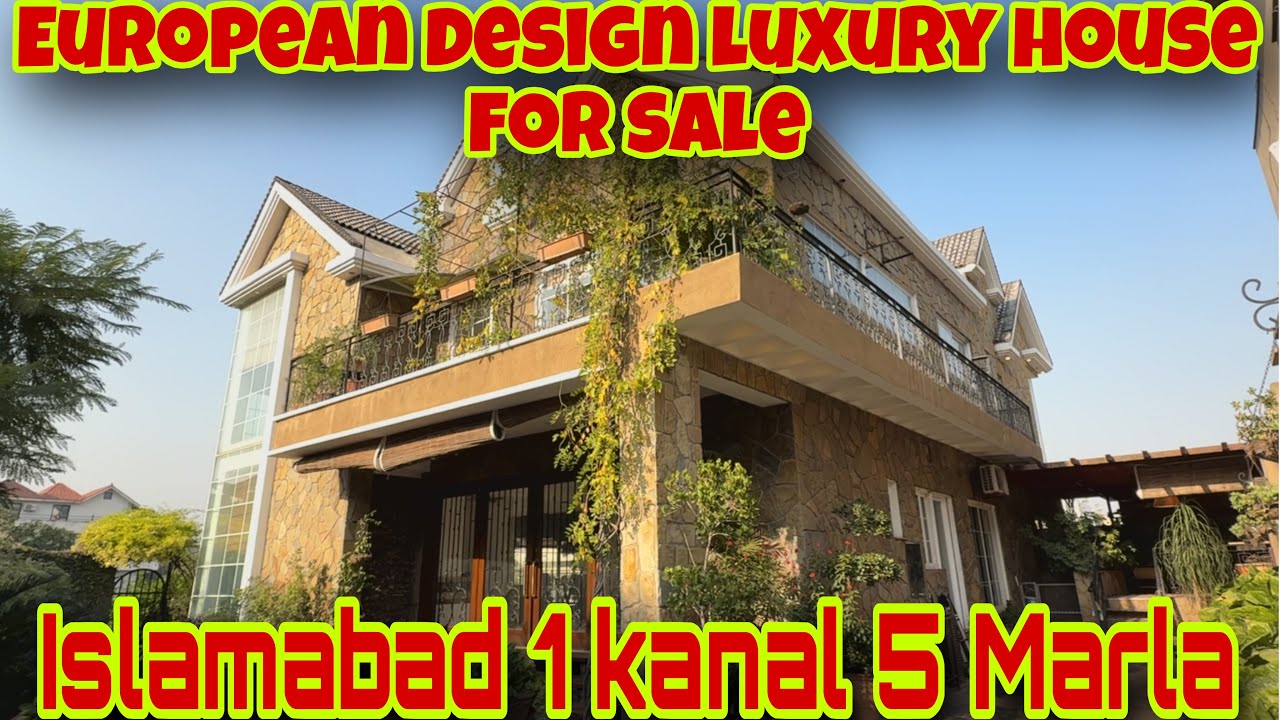 Islamabad 1 kanal 5 Marla luxury house for sale with basement and all facilities and low price 