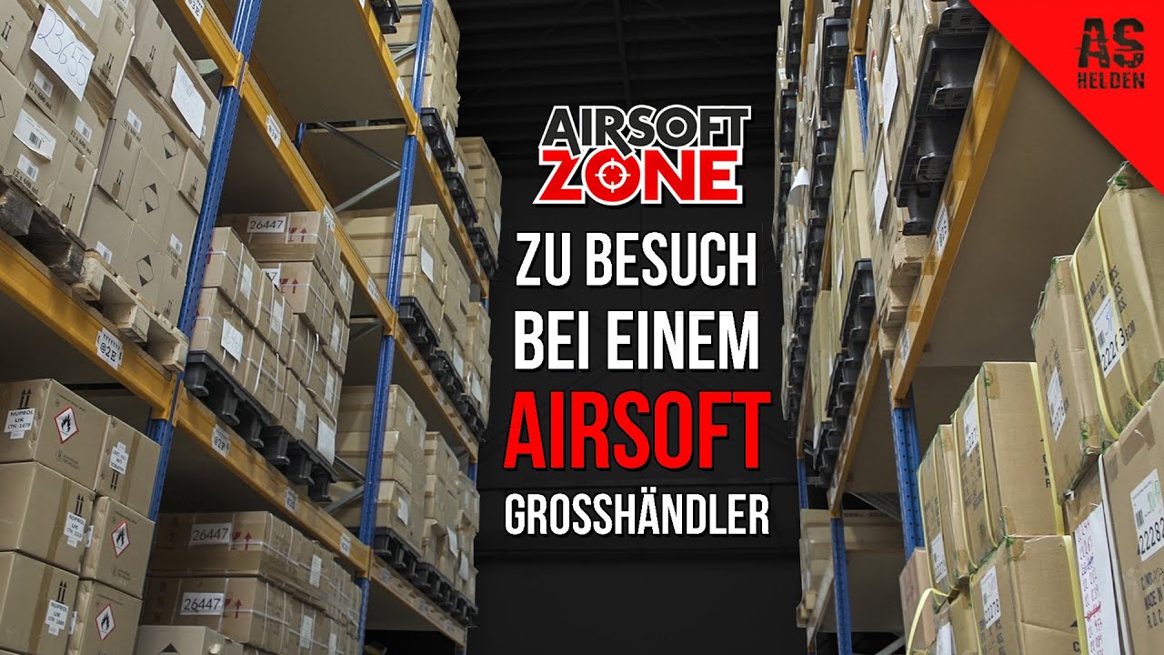 Zu Besuch bei einem Airsoft Gro&szlig;h&auml;ndler! AirsoftZone VLOG