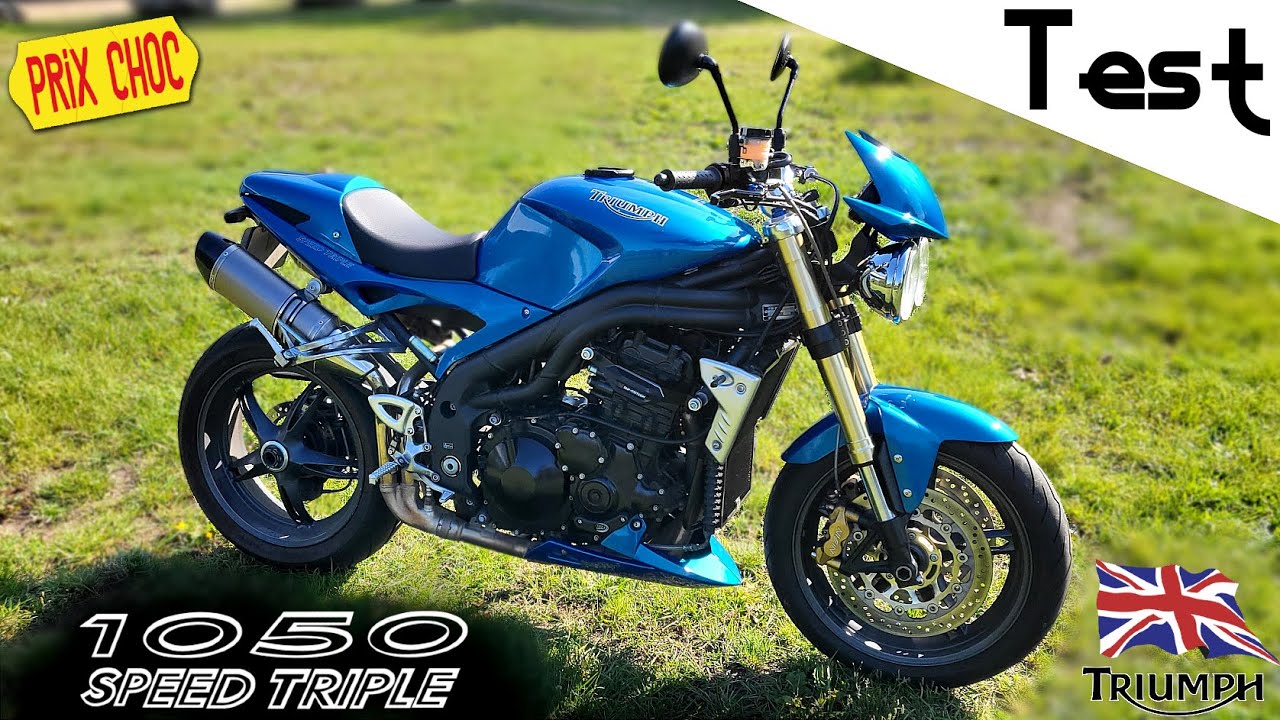 "Test" Si cool qu'elle est restée en vente durant 15 ans 🇬🇧 "Triumph SPEED TRIPLE 1050 de 2005"