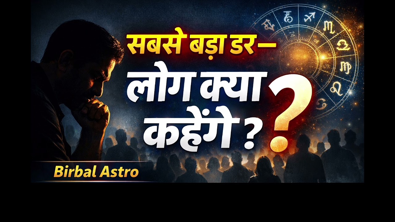 हर इंसान के जीवन में एक डर सबसे बड़ा बन जाता है – लोग क्या कहेंगे? #birbalastro #लोग_क्या_कहेंगे 