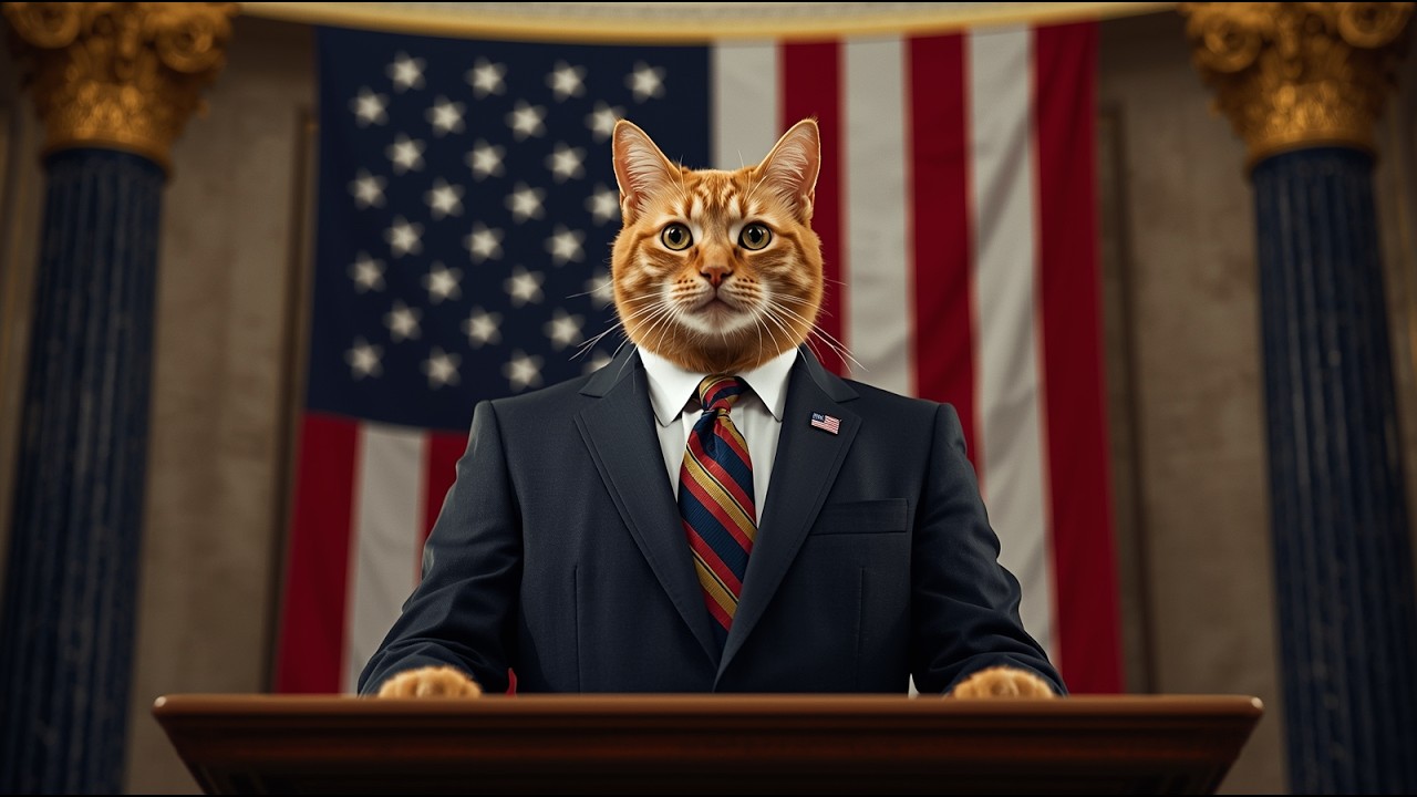 Cats Take Over the US Government?! 😹🇺🇸 Chaos in Washington!