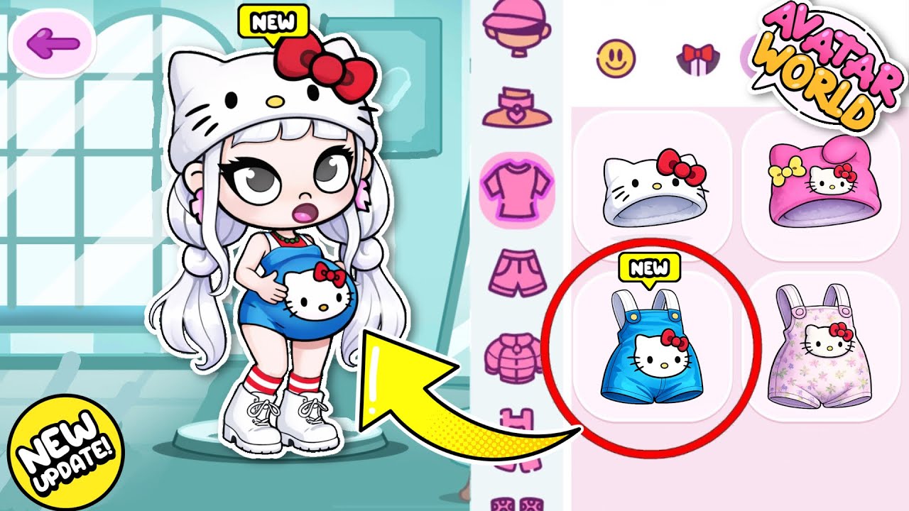 HELLO KITTY MATERNITY HOSPITAL 😻|| New update in Avatar World is already here