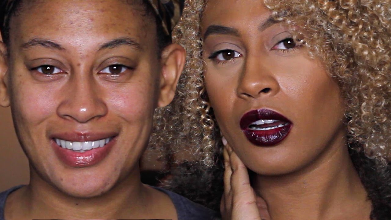 GRWM: Neutral Eye Deep Plum Lip | Fall Look | Kyma Monai