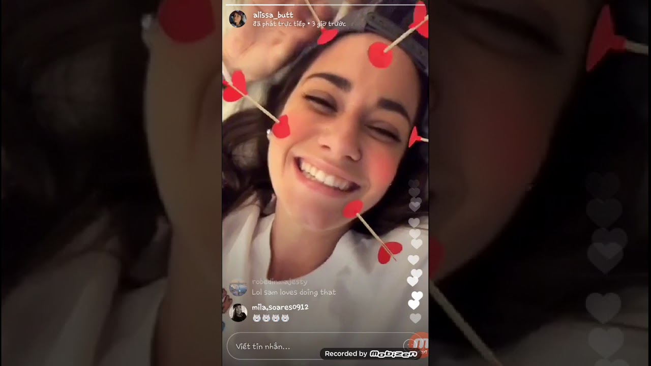 Alissa Sam live insta 20171015
