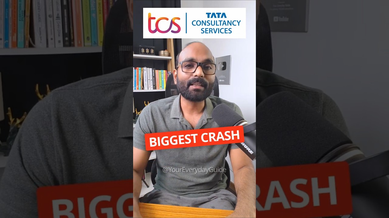 BIGGEST FALL IN TCS | Are You Investing? #shorts