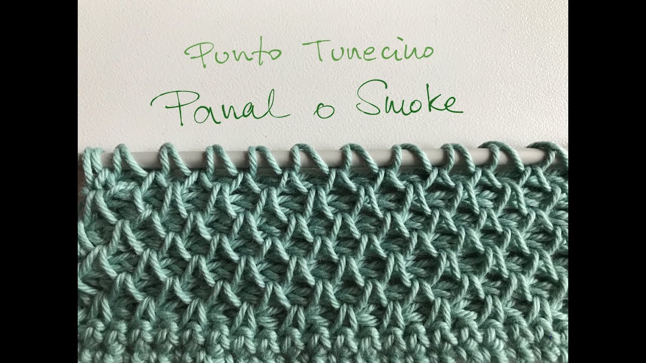 Punto tunecino panal o smoke