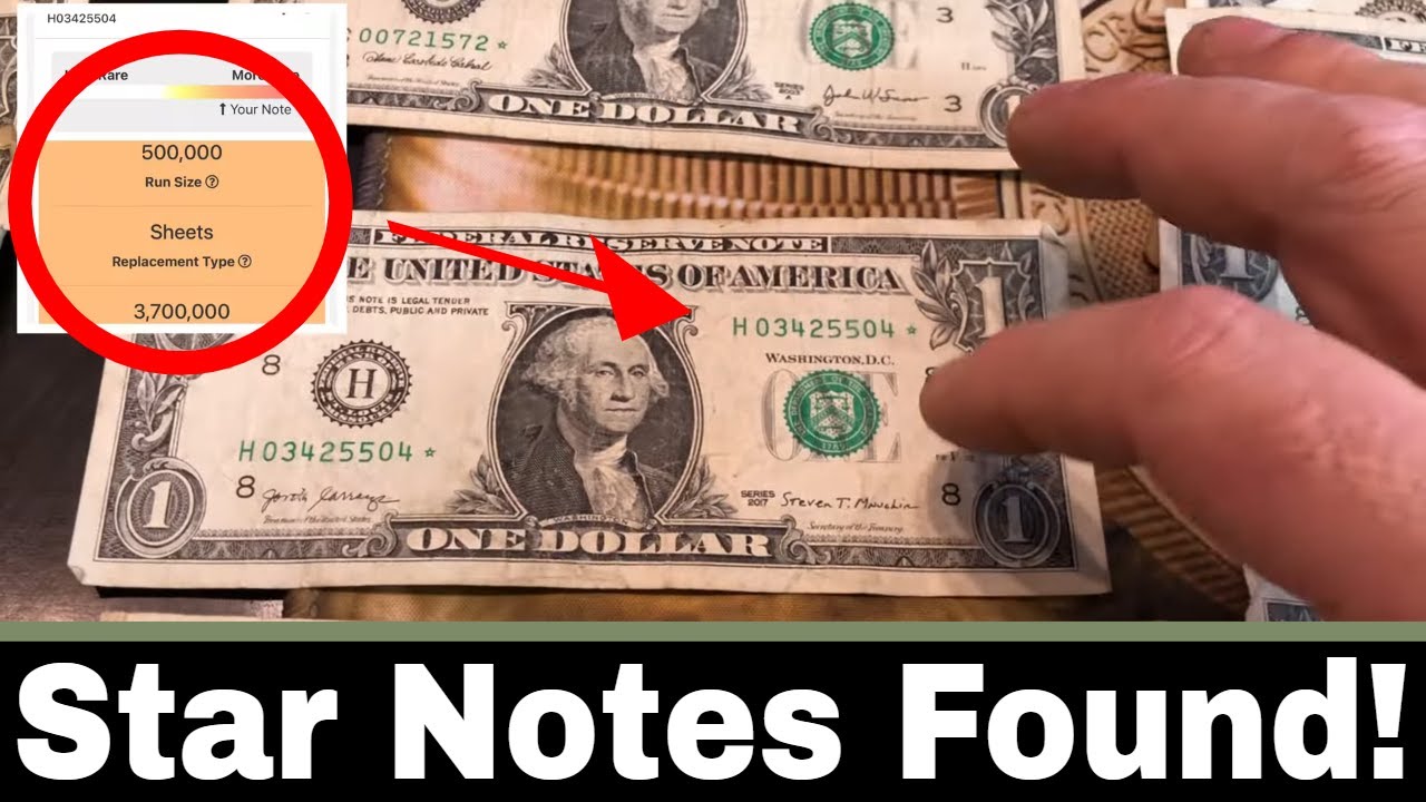 Star Note Hunting $1 Bills - Fancy Serial Numbers