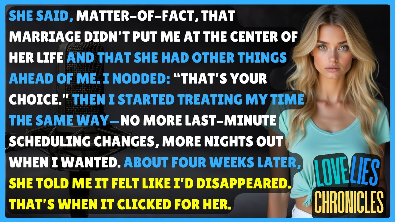She Announced I Was No Longer a Priority, yet My Adjustment of My Own Time Reframed the Entire Mood