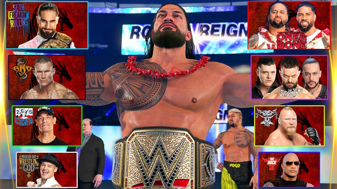 WWE 2K23 Live Stream - Can Roman Reigns Beat Fail Game Tower In WWE 2K23