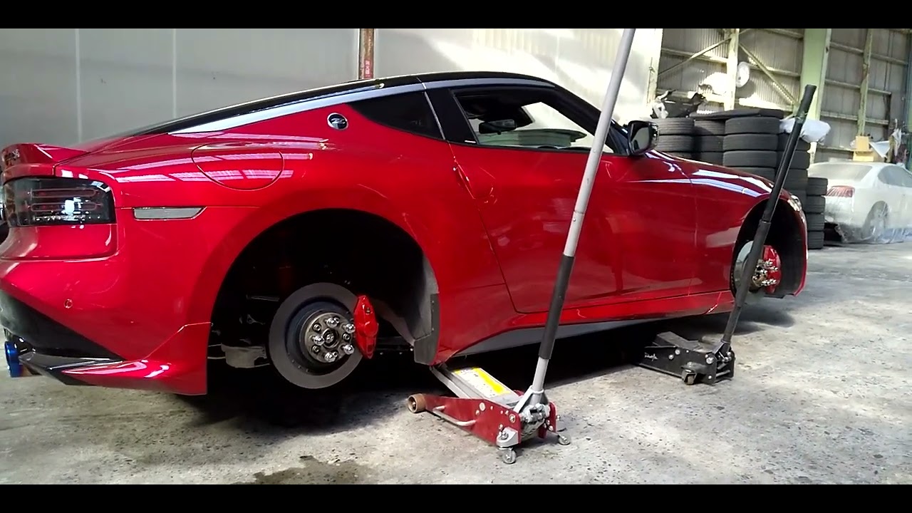 RZ34オリジナルコイルオーバーサスペンションkit 一時仕様出来ました。👍️