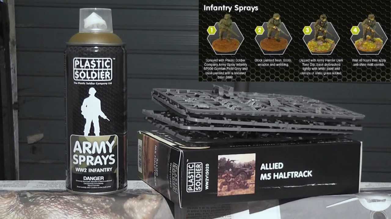 The Plastic Soldier Company's Infantry Spays: a video review