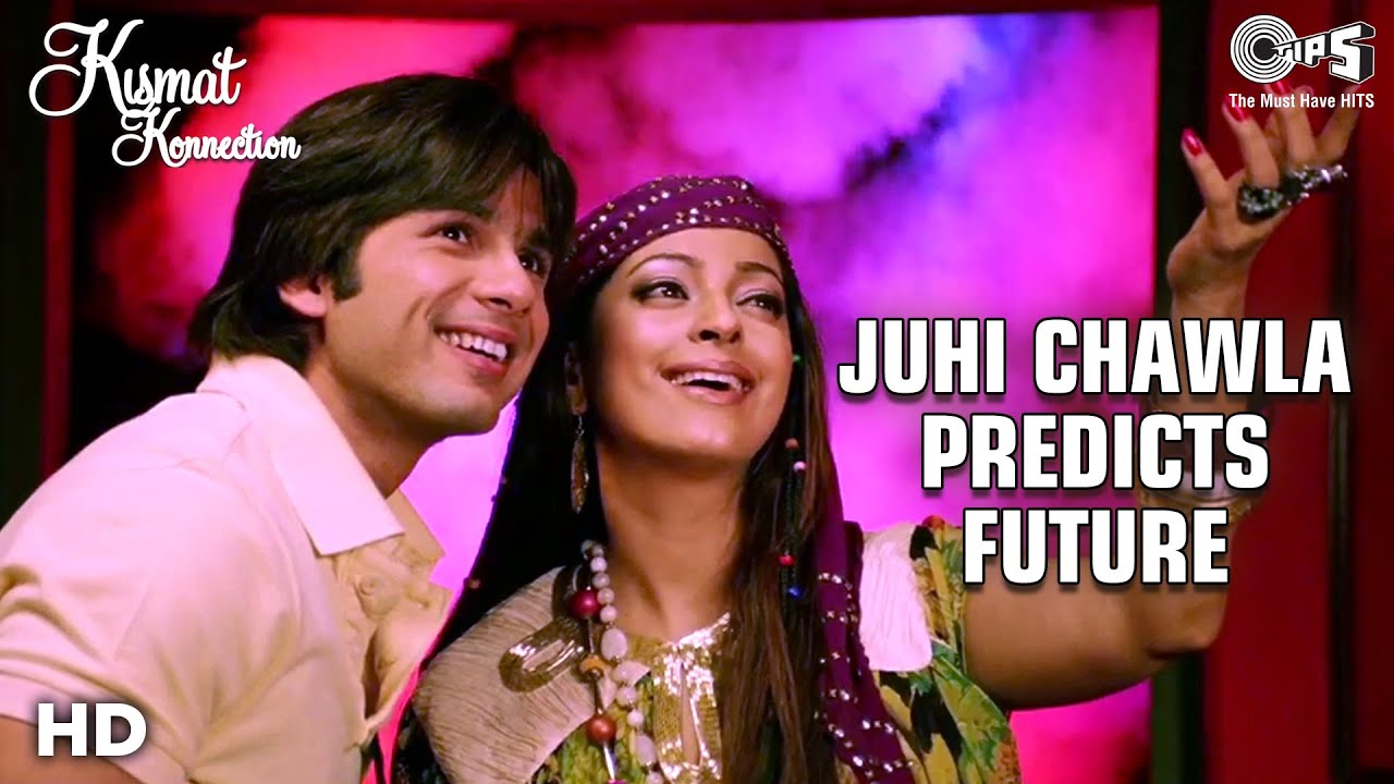 Juhi Chawla Predict Shahid Kapoor's Future | Comedy Scene | Kismat Konnection Movie | Tips Films