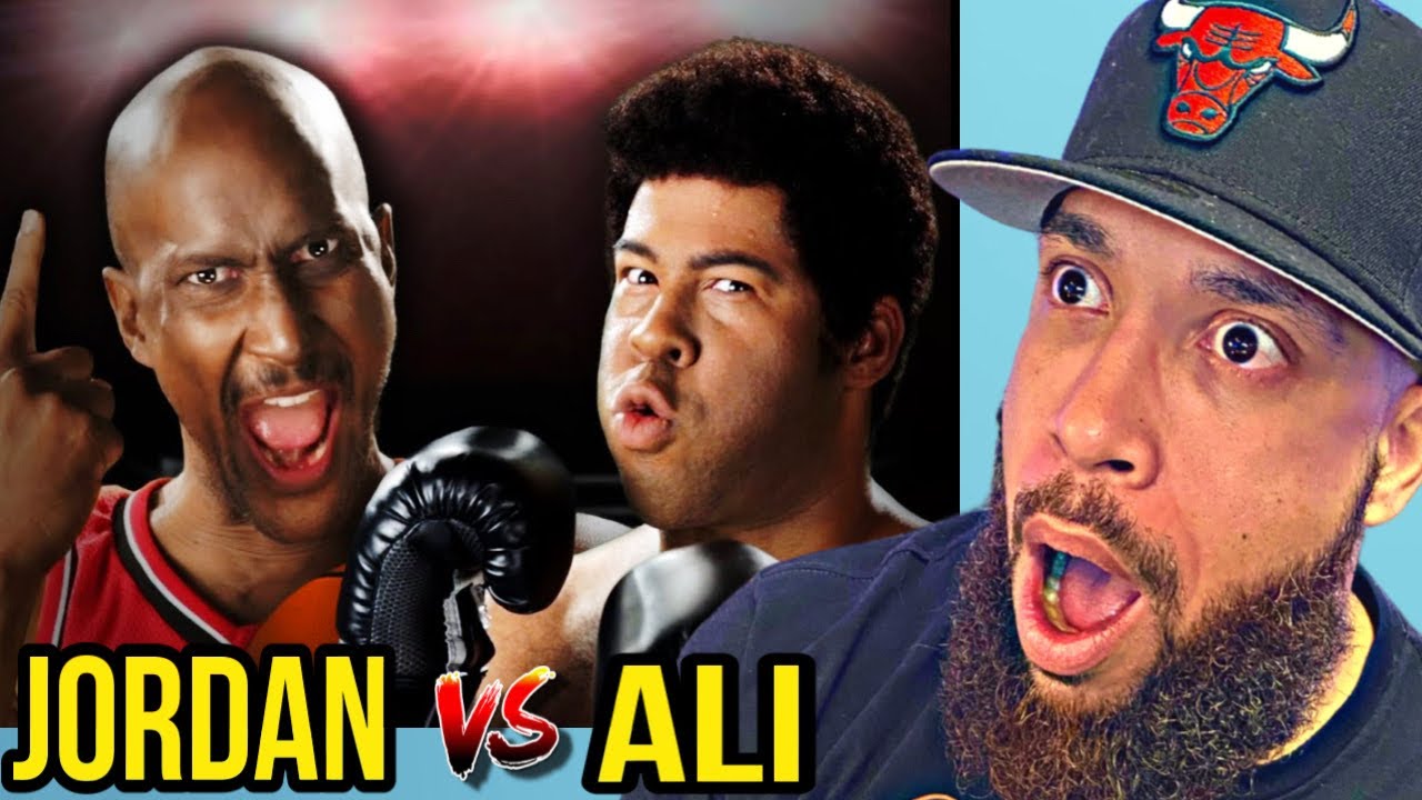 Michael Jordan vs Muhammad Ali. Epic Rap Battles of History FIRST Time REACTION@joeesparks7
