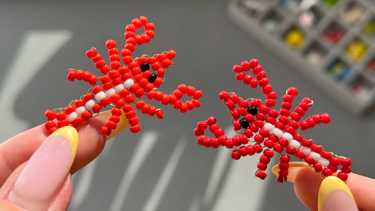 Mini Beaded Lobster Tutorial | Jewelry Wire Craft 🦞
