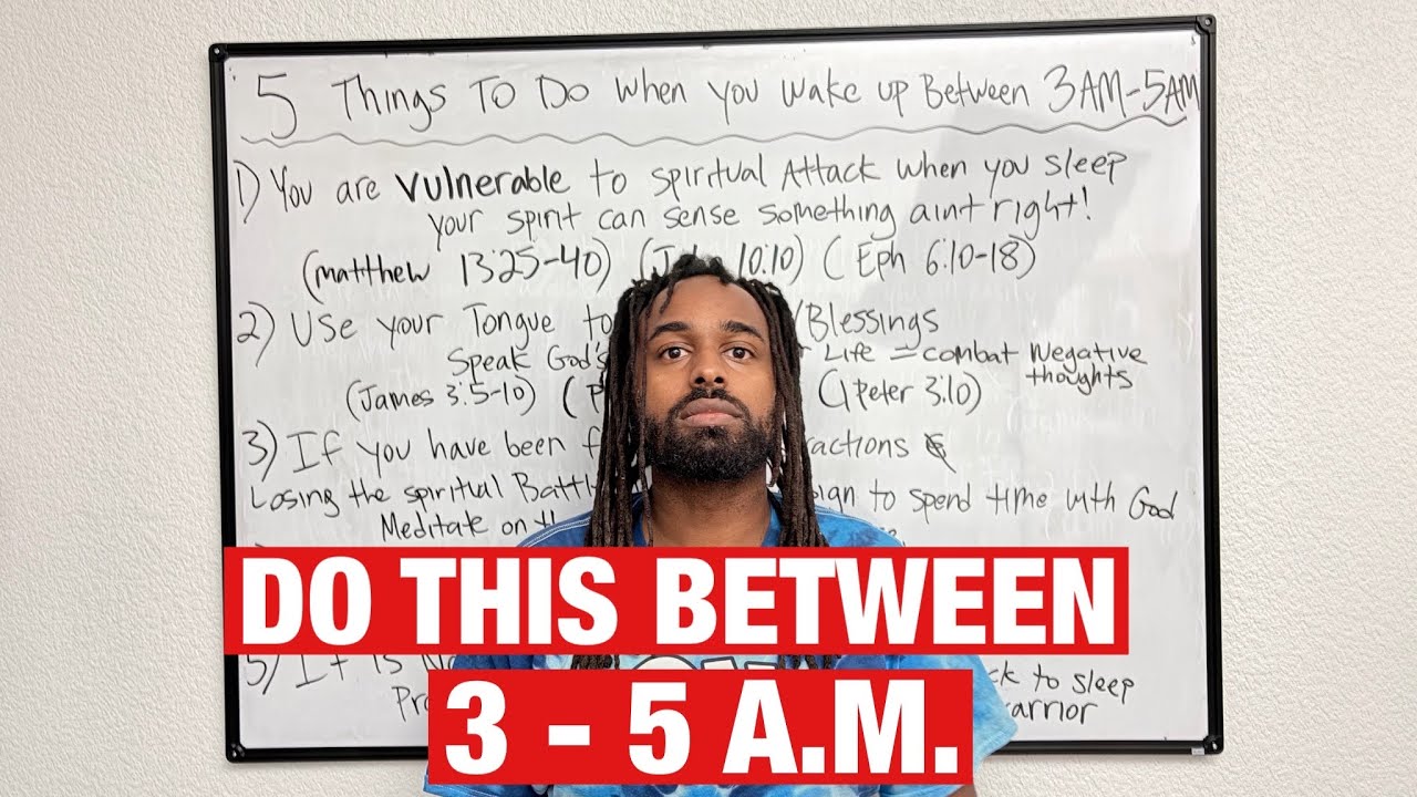 The Reason Why You Always Wake Up Between 3AM & 5AM. Ignore at your own Risk ⚠️