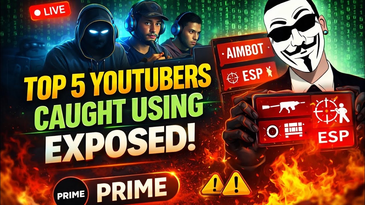 TOP 5 YOUTUBERS WHO CAN USING HACK ON LIVE 😱🔥 || GARENA FREE FIRE