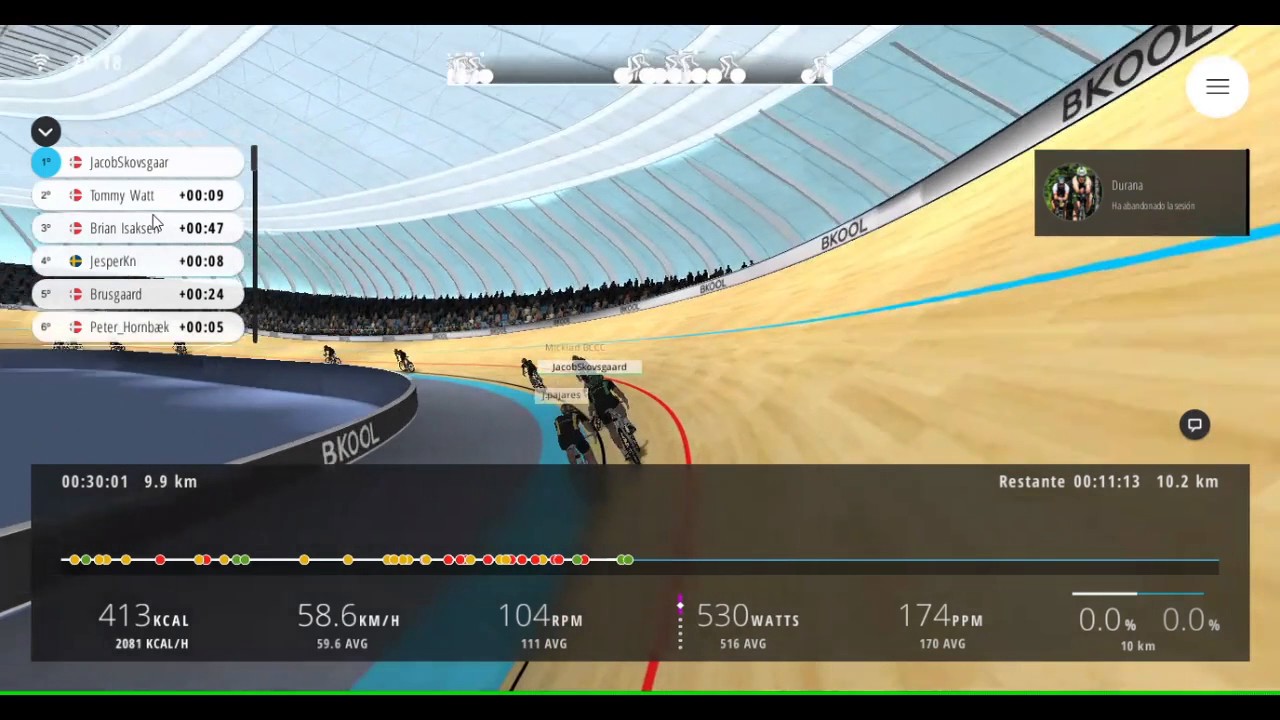 Bkool - Velodromo Galapagar Reto 80 vueltas