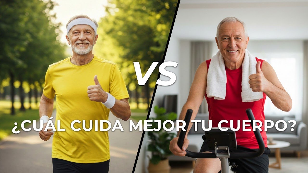 ¿Es mejor caminar o usar bici estática a partir de los 50?