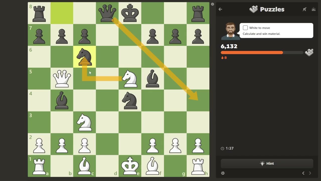#8 | Chess Puzzle Grind | 1613