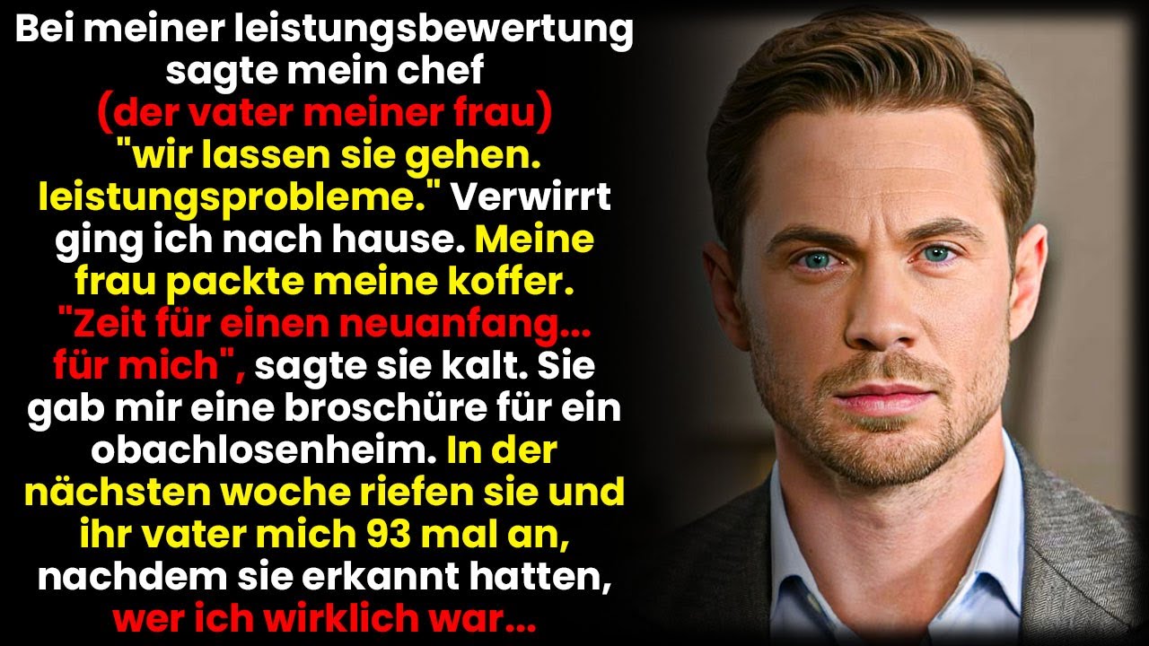 Mein Schwiegervater Feuerte Mich & Meine Frau Verließ Mich – Sie Kannten Mein Geheimnis Nicht