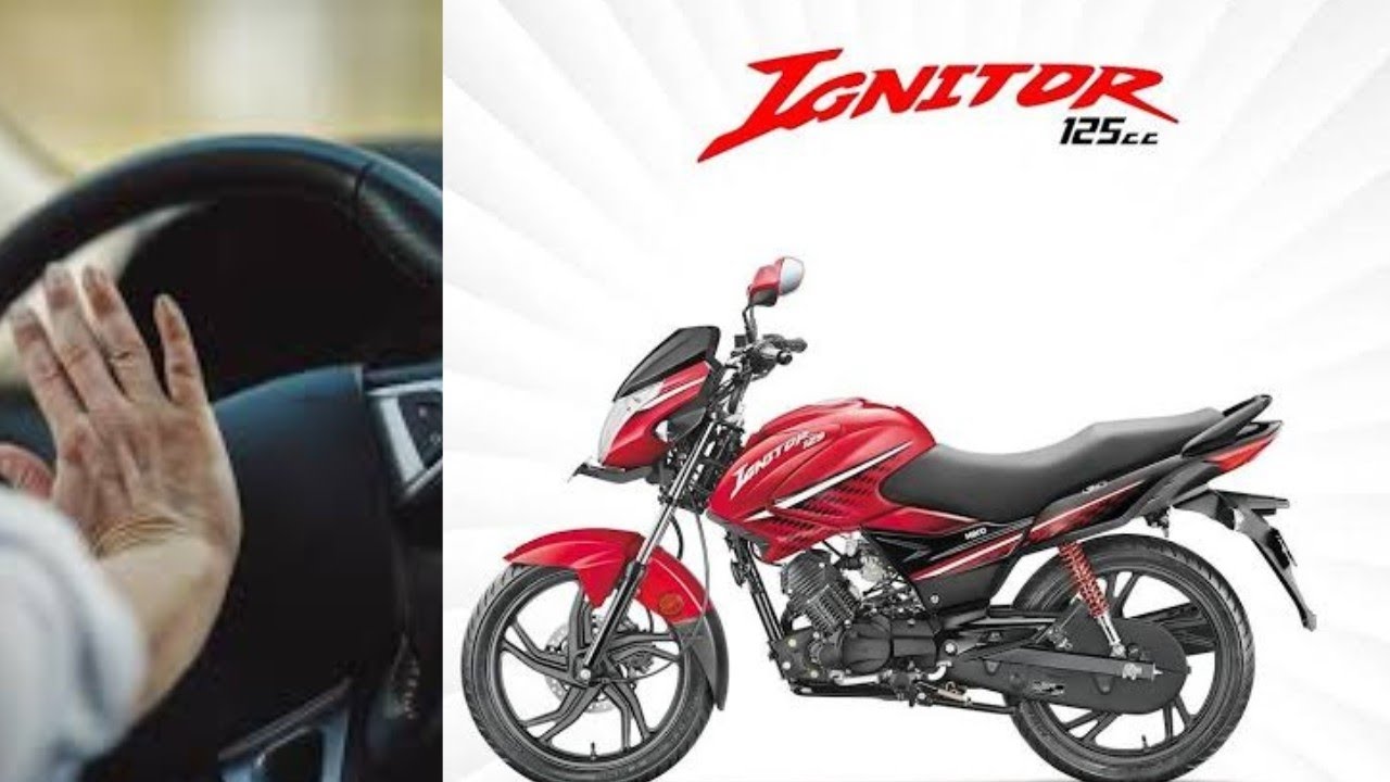 Moto con claxon para carro (hero ignitor125)