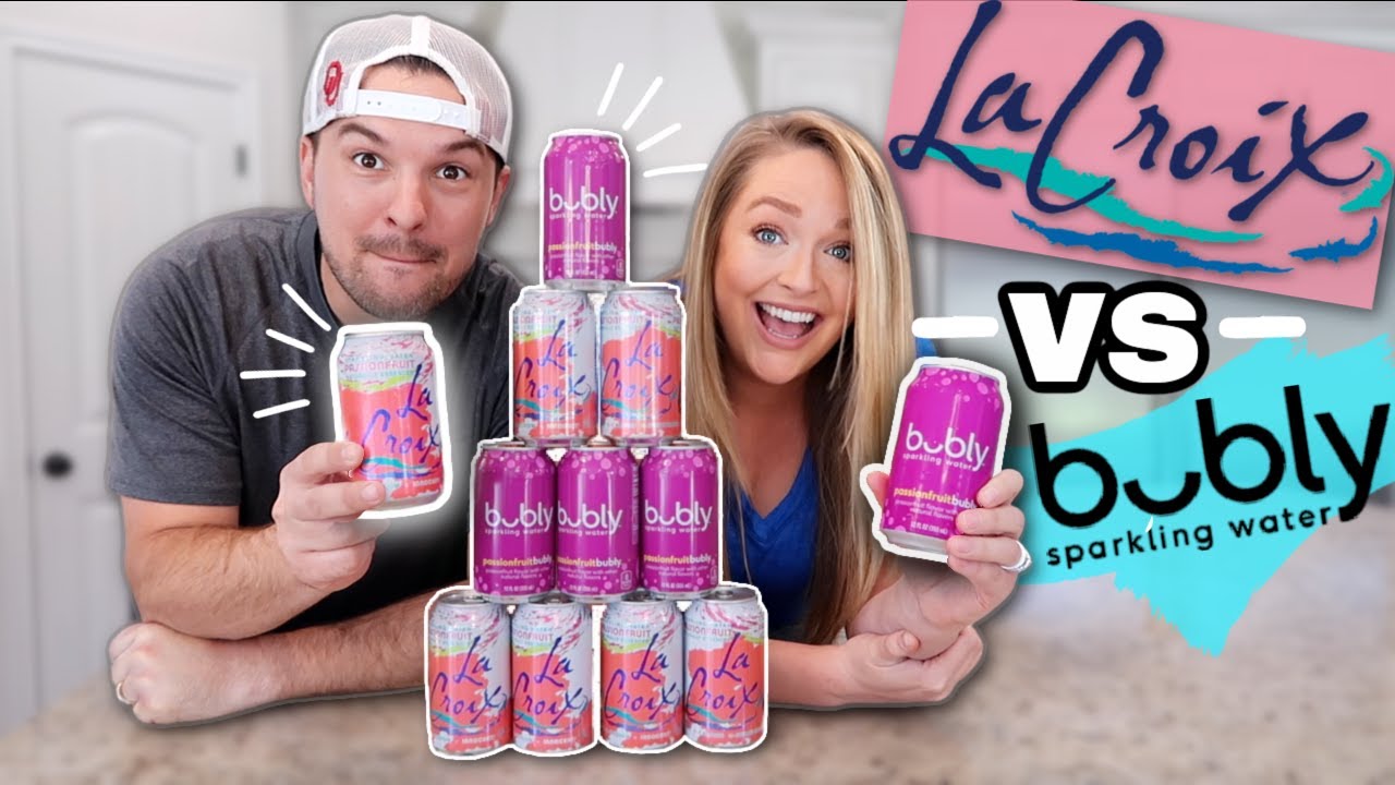 Bubly vs La Croix *NEW BUBLY FLAVOR [Passionfruit Bubly vs LaCroix] What's the best sparkling water?