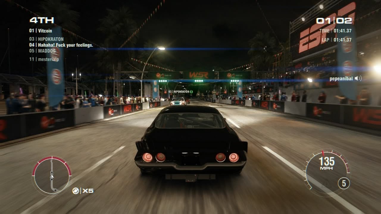 GRID 2 PC Multiplayer Gameplay: Tier 2 Fully Upgraded Chevrolet Camaro Z28
