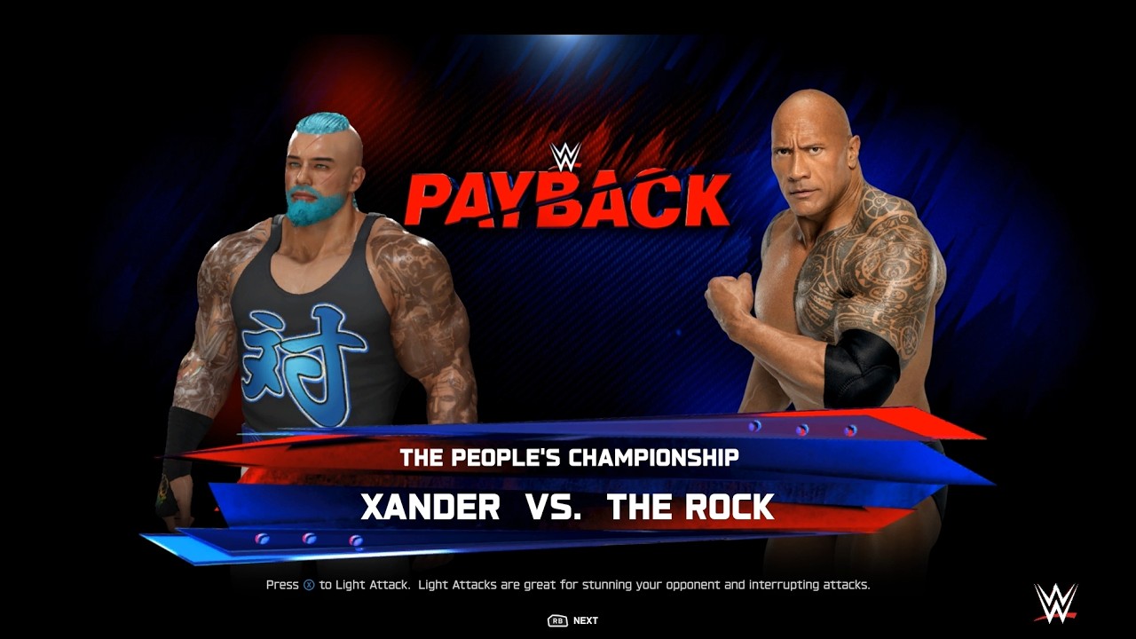 XANDER vs THE ROCK! Bloodline Rules CHAOS 🔥 | WWE 2K25