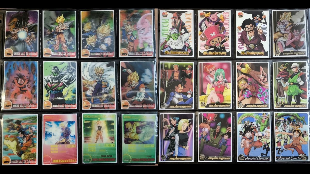 Dragon Ball Morinaga Wafer Card - 3 Colecciones 