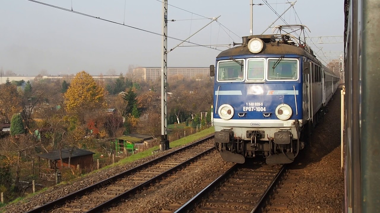 Jazda równoległa z TLK Halny
