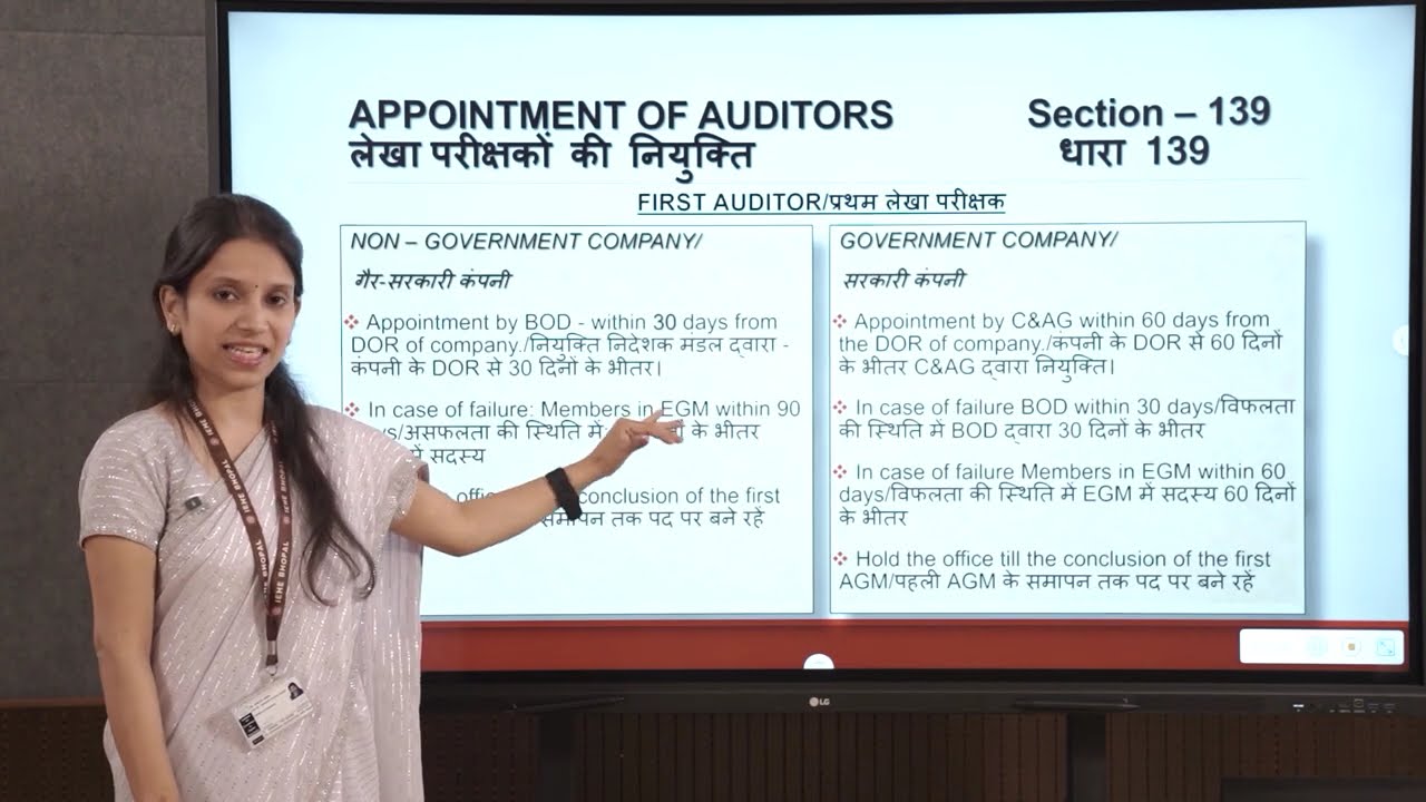 Audit of Companies | Ankita Singh | Accounting and Corporate Governance | DHE
