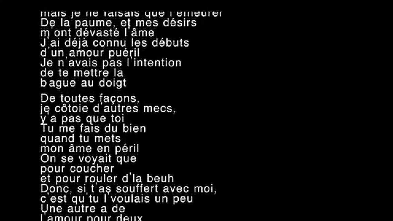 Risible amours - Nekfeu (Parole)