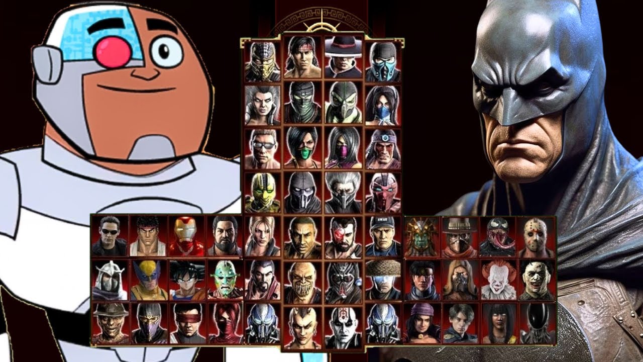 Mortal Kombat 9 - CYBORG TEEN TITÃNS 🤖 & BATMAN 🦇 - Expert Tag Ladder - Gameplay @(1080p) 60ᶠᵖˢ ✔