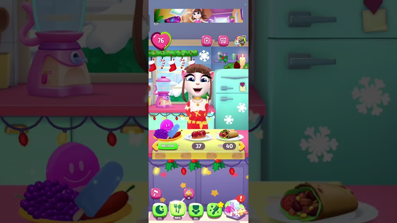 Let's make zoye Christmas dress 💜💜💜