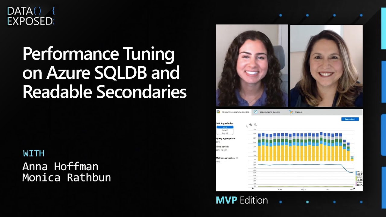 Performance Tuning on Azure SQLDB and Readable Secondaries | Data Exposed: MVP Edition