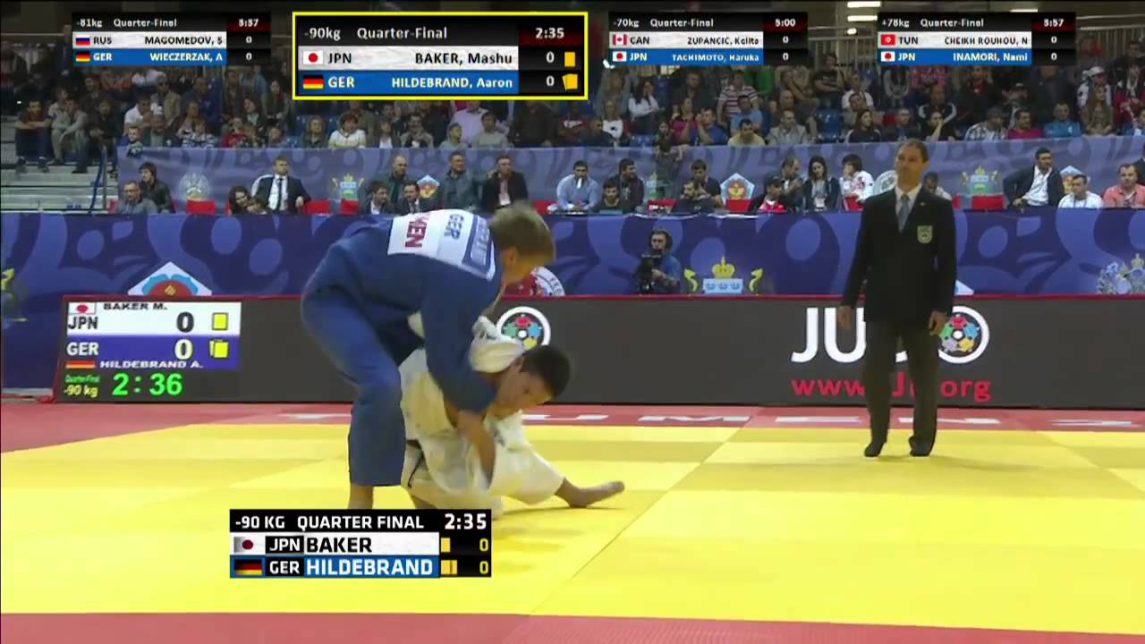 Mashu Baker vs Aaron Hildebrand Grand-Slam Tyumen 2015