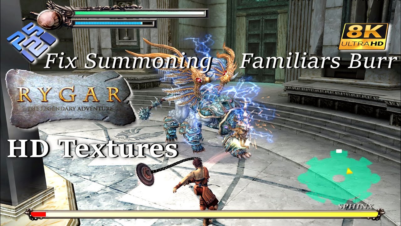 Rygar - The Legendary Adventure 8K ~PCSX2 HD textures 60FPS | Fix Summoning Familiars Blurr | PS2 PC