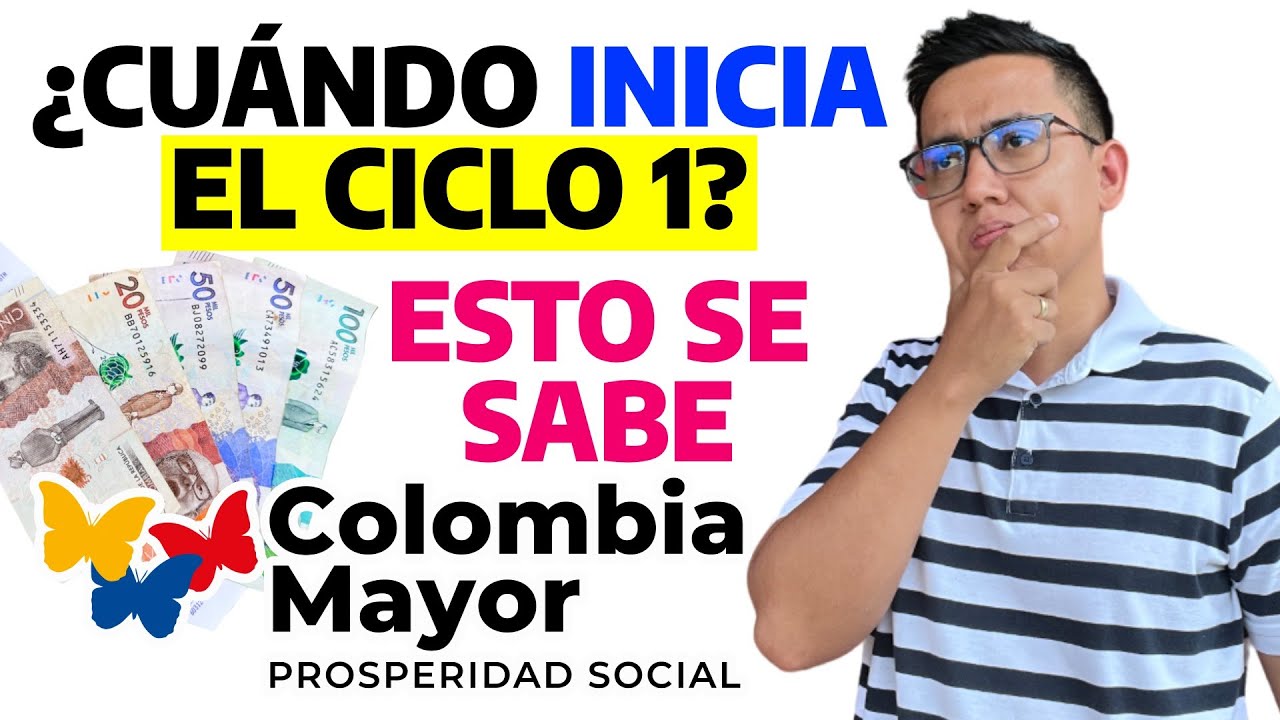 &iquest;Cu&aacute;ndo pagan el primer ciclo 1 del programa Colombia Mayor? | Esto se sabe | Wintor ABC
