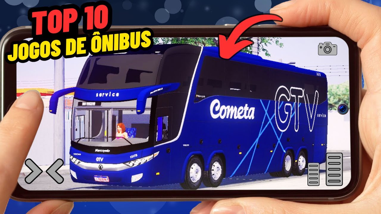 10 MELHORES JOGOS DE ÔNIBUS para CELULAR em 2025 (Android/IOS)SIMULADORES DE ÔNIBUS REALISTAS