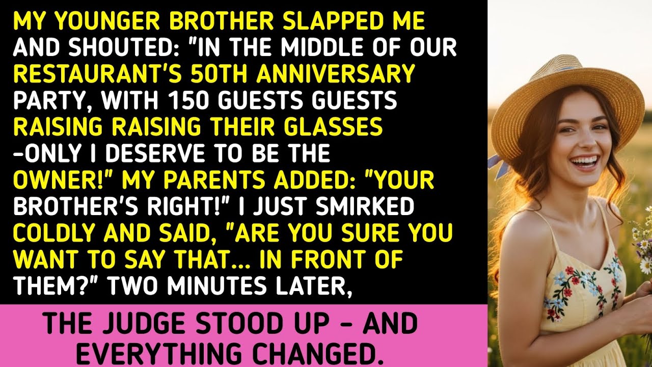 MY YOUNGER BROTHER SLAPPED ME AND SHOUTED: 