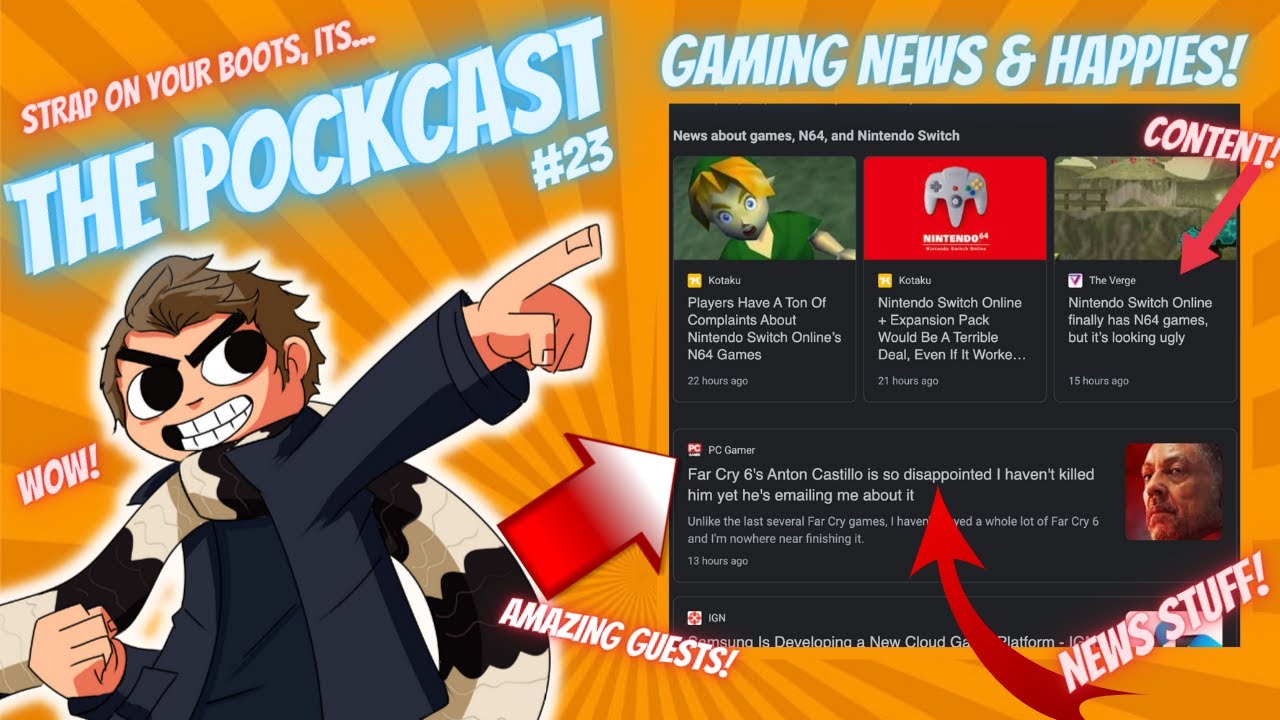 SpookyCast? Horror games and Horror Stories! The PockCast w/The_Joho, KKrider276, and BirdCultured!
