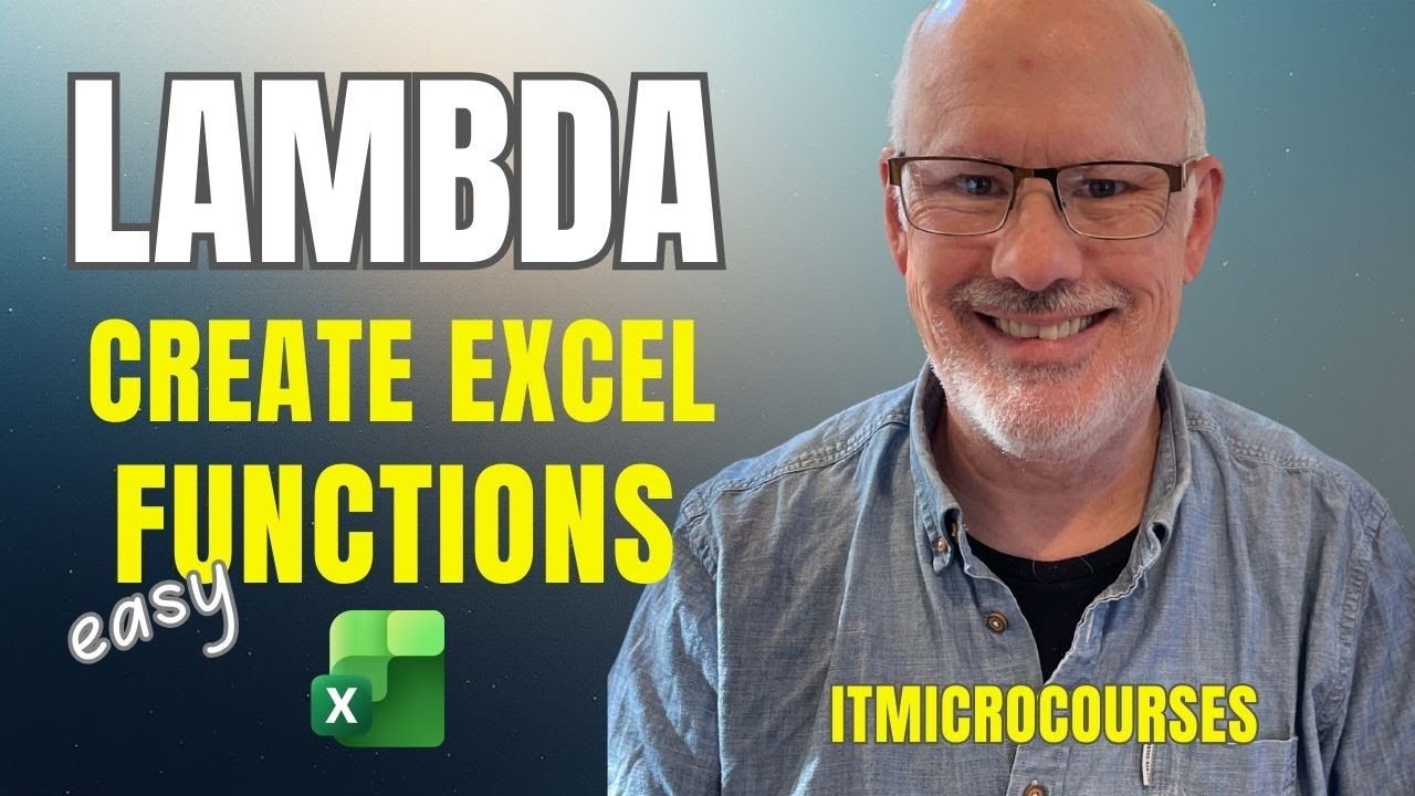 Create Excel Functions with Lambda - no code & no VBA